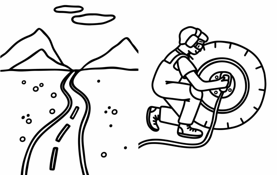 Princess & Trucks Colouring Books