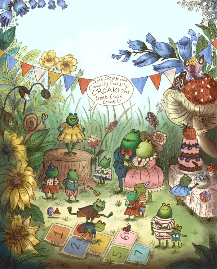 Frankie Frog and the Throaty Croakers