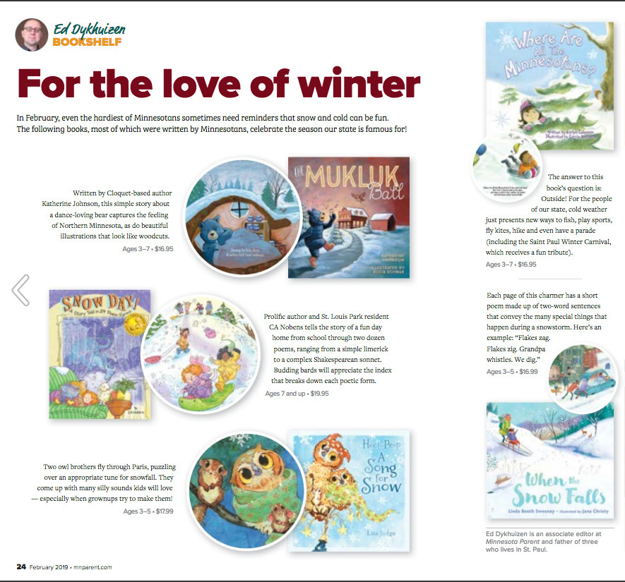 Minnesota Parent Magazine Reviews My New Book!
