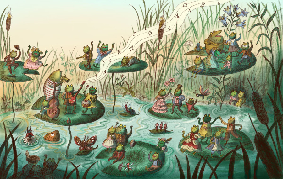 Frankie Frog and the Throaty Croakers