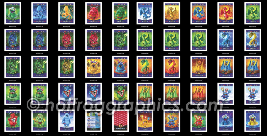 MONSTAT playing cards