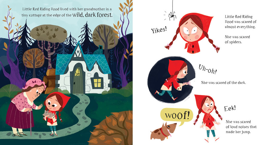 Scared Little Red Riding Hood